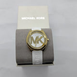 Michael Kors Janelle Three Hand Silver Dial White Rubber Strap Watch For Women - MK7141 Buy Now By Michael Kors