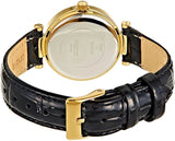 Guess Park Avenue Quartz Gold Dial Black Leather Strap Watch For Women - W0838L1 Buy Now By Guess