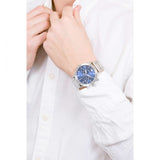 Emporio Armani Mario Chronograph Blue Dial Silver Steel Strap Watch For Men - AR11306 Buy Now By Emporio Armani