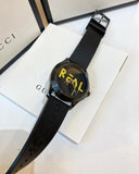 Gucci G Timeless Ghost Black Dial Black Rubber Strap Unisex Watch - YA1264017 Buy Now By Gucci