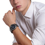 Fossil Machine Chronograph Brown Dial Grey Steel Strap Watch for Men - FS4931 Buy Now By Fossil