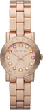Marc Jacobs Amy Rose Gold Dial Rose Gold Steel Strap Watch for Women - MBM3219 Buy Now By Marc Jacobs