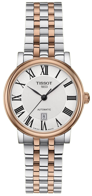 Tissot T Classic Carson Premium 30 White Dial Two Tone Steel Strap Watch for Women - T122.207.22.033.00 Buy Now By Tissot