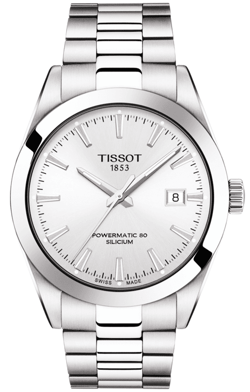Tissot Gentleman Powermatic 80 Silicium Silver Dial Silver Steel Strap Watch For Men - T127.407.11.031.00 Buy Now By Tissot