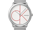 Calvin Klein Minimal White Dial Silver Mesh Bracelet Watch for Women - K3M52152 Buy Now By Calvin Klein