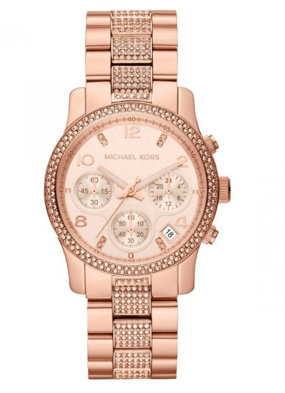 Michael Kors Runway Gold Dial Gold Steel Strap Watch for Women - MK5827 Buy Now By Michael Kors
