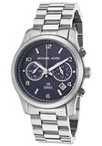 Michael Kors Hunger Stop 100 Series Navy Blue Dial Silver Steel Strap Watch for Women - MK5814 Buy Now By Michael Kors