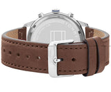 Tommy Hilfiger Jimmy Chronograph Quartz Blue Dial Brown Leather Strap Watch For Men - 1791946 Buy Now By Tommy Hilfiger