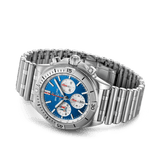 Breitling Chronomat B01 42 Six Nations Italy Blue Dial Silver Steel Strap Watch for Men - AB0134A41C1A1 Buy Now By Breitling