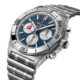 Breitling Chronomat B01 42 Six Nations France Blue Dial Silver Steel Strap Watch for Men - AB0134A81C1A1 Buy Now By Breitling