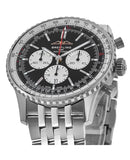 Breitling Navitimer B01 Chronograph 43 Black Dial Silver Steel Strap Watch for Men - AB0138211B1A1 Buy Now By Breitling