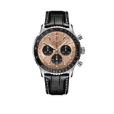 Breitling Navitimer B01 Chronograph 43 Brown Dial Black Leather Strap Watch for Men - AB0138241K1P1 Buy Now By Breitling