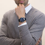 Breitling Superocean Heritage B01 Chronograph 44 Blue Dial Black Mesh Bracelet Watch for Men - AB0162121C1S1 Buy Now By Breitling