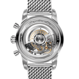 Breitling Superocean Heritage B01 Chronograph 44 Blue Dial Silver Mesh Bracelet Watch for Men - AB0162161C1A1 Buy Now By Breitling