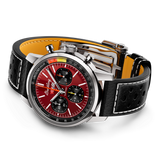 Breitling Top Time B01 Chevrolet Corvette Red Dial Black Leather Strap Watch for Men - AB01761A1K1X1 Buy Now By Breitling