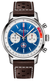 Breitling Top Time B01 Shelby Cobra Blue Dial Brown Leather Strap Watch for Men - AB01763A1C1X1 Buy Now By Breitling