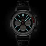 Breitling Top Time B01 Deus Black Dial Black Leather Strap Watch for Men - AB01765A1B1X1 Buy Now By Breitling