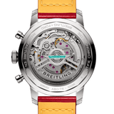 Breitling Top Time B01 Ford Thunderbird White Dial Red Leather Strap Watch for Men - AB01766A1A1X1 Buy Now By Breitling