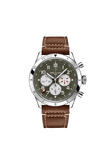 Breitling Super Avi B04 Chronograph GMT 46 Curtiss Warhawk Green Dial Brown Leather Strap Watch for Men - AB04452A1L1X1 Buy Now By Breitling