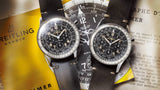 Breitling Navitimer Ref. 806 1959 Re-Edition Black Dial Brown Leather Strap Watch for Men - AB0910371B1X1 Buy Now By Breitling