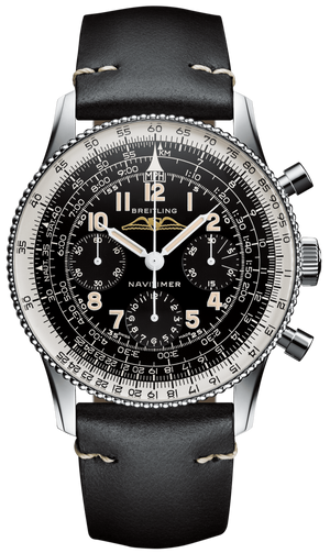 Breitling Navitimer Ref. 806 1959 Re-Edition Black Dial Brown Leather Strap Watch for Men - AB0910371B1X1 Buy Now By Breitling