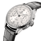 Breitling Premier B09 Chronograph 40 White Dial Black Leather Strap Watch for Men - AB0930371G1P1 Buy Now By Breitling