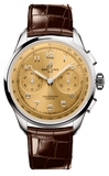 Breitling Premier B09 Chronograph 40 Beige Dial Brown Leather Strap Watch for Men - AB0930F51H1P1 Buy Now By Breitling