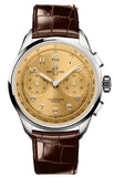Breitling Premier B09 Chronograph 40 Beige Dial Brown Leather Strap Watch for Men - AB0930F51H1P1 Buy Now By Breitling
