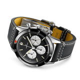 Breitling Avi Ref. 765 1964 Re Edition Black Dial Black Leather Strap Watch for Men - AB09451A1B1X1 Buy Now By Breitling