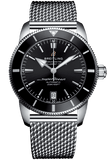 Breitling Superocean Heritage B20 Automatic 42 Black Dial Silver Mesh Bracelet Watch for Men - AB2010121B1A1 Buy Now By Breitling