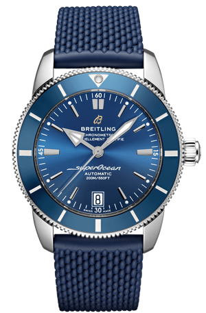 Breitling Superocean Heritage B20 Automatic 42 Blue Dial Blue Mesh Bracelet Watch for Men - AB2010161C1S1 Buy Now By Breitling