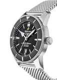 Breitling Superocean Heritage B20 Automatic 46 Black Dial Silver Mesh Bracelet Watch for Men - AB2020121B1A1 Buy Now By Breitling