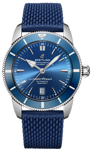 Breitling Superocean Heritage B20 Automatic 46 Blue Dial Blue Mesh Bracelet Watch for Men - AB2020161C1S1 Buy Now By Breitling