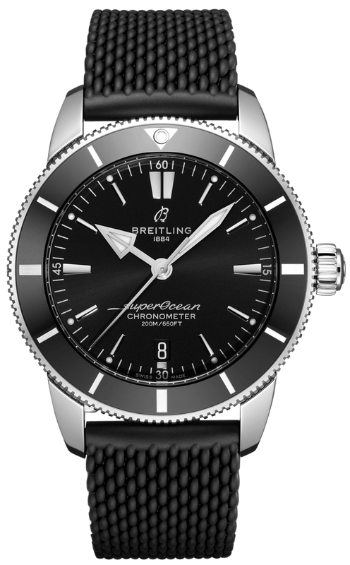 Breitling Superocean Heritage B20 Automatic 44 Black Dial Black Mesh Bracelet Watch for Men - AB2030121B1S1 Buy Now By Breitling