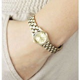 Marc Jacobs Henry Dinky Gold Dial Gold Steel Strap Watch for Women - MBM3199 Buy Now By Marc Jacobs