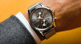 Hugo Boss Jet Chronograph Grey Dial Silver Mesh Bracelet Watch for Men - 1513440 Buy Now By Hugo Boss
