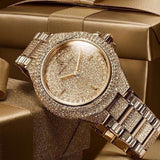 Michael Kors Camille Diamonds Gold Dial Gold Steel Strap Watch for Women - MK5720 Buy Now By Michael Kors