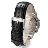 Emporio Armani Classic Chronograph Silver Dial Black Leather Strap Watch For Men - AR2432 Buy Now By Emporio Armani