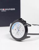 Tommy Hilfiger Aiden Chronograph White Dial White Rubber Strap Watch For Men - 1791862 Buy Now By Tommy Hilfiger