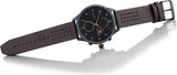 Tommy Hilfiger Chase Quartz Black Dial Brown Leather Strap Watch for Men - 1791577 Buy Now By Tommy Hilfiger