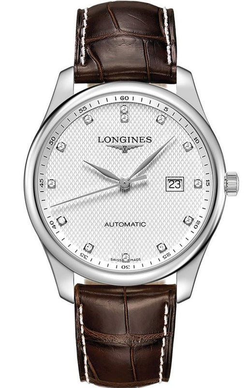 Longines Master Collection Automatic 40mm White Dial Brown Leather Strap Watch for Men - L2.793.4.77.3 Buy Now By Longines