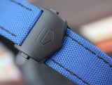 Tag Heuer Aquaracer Calibre 5 Automatic Titanium Blue Dial Blue Nylon Strap Watch for Gents - WAY208B.FC6382 Buy Now By Tag Heuer