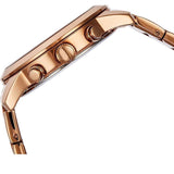 Guess Mini Sunrise Multi Function Analog Turquoise Dial Rose Gold Steel Strap Watch For Women - W0448L8 Buy Now By Guess