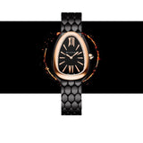 Bvlgari Serpenti Seduttori Black Dial Black Steel Strap Watch for Women - SERPENTI103704 Buy Now By Bvlgari