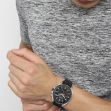 Hugo Boss Distinct Black Dial Black Rubber Strap Watch for Men - 1513855 Buy Now By Hugo Boss