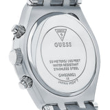 Guess Continental Black Dial Silver Steel Strap Watch for Men - GW0260G1 Buy Now By Guess