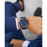 Tommy Hilfiger Bank Blue Dial Blue Rubber Strap Watch for Men - 1791721 Buy Now By Tommy Hilfiger