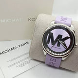 Michael Kors Janelle Three Hand Purple Dial Purple Rubber Strap Watch For Women - MK7143 Buy Now By Michael Kors