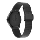 Calvin Klein Minimal Black Dial Black Mesh Bracelet Watch for Women - K3M22421 Buy Now By Calvin Klein