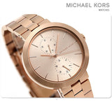 Michael Kors Garner Quartz Rose Gold Dial Rose Gold Steel Strap Watch For Women - MK6409 Buy Now By Michael Kors